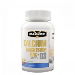 Calcium Magnesium Zinc+D3 Maxler 90 таб