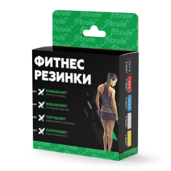 Набор Фитнес-резинок для ног FitRule 5 шт