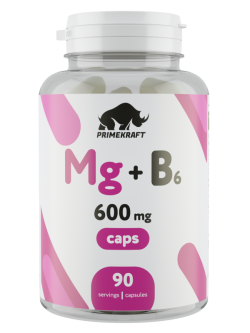 Витаминно-минеральный комплекс Prime-Kraft Mg+B6 90 капсул